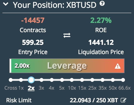 Revisão BitMEX - Alavancagem