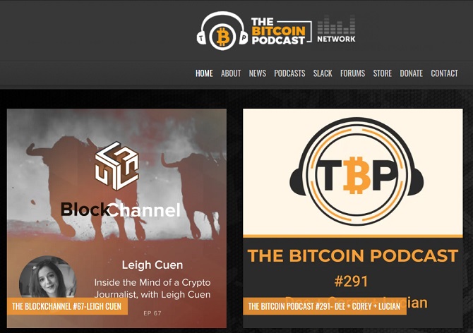 bitcoin podcasten
