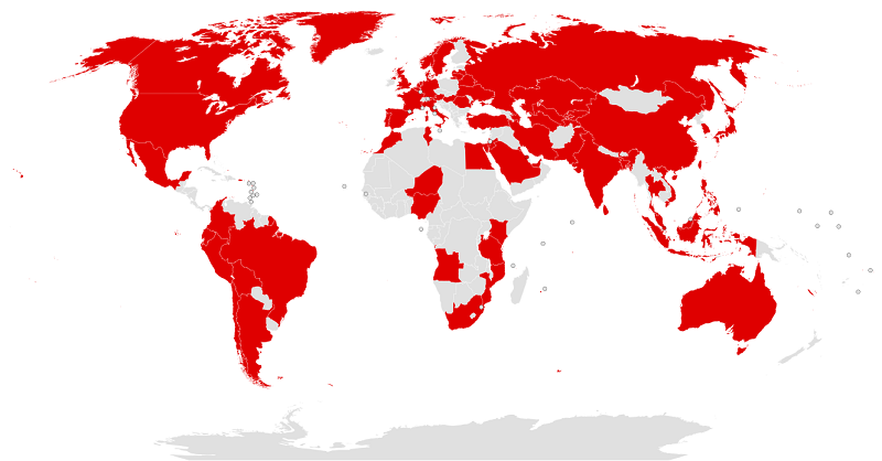 WannaCry'den etkilenen ülkeler