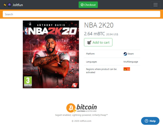 joltfun bitcoin compra videojuego