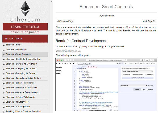 tutorialspoint ethereum pamoka