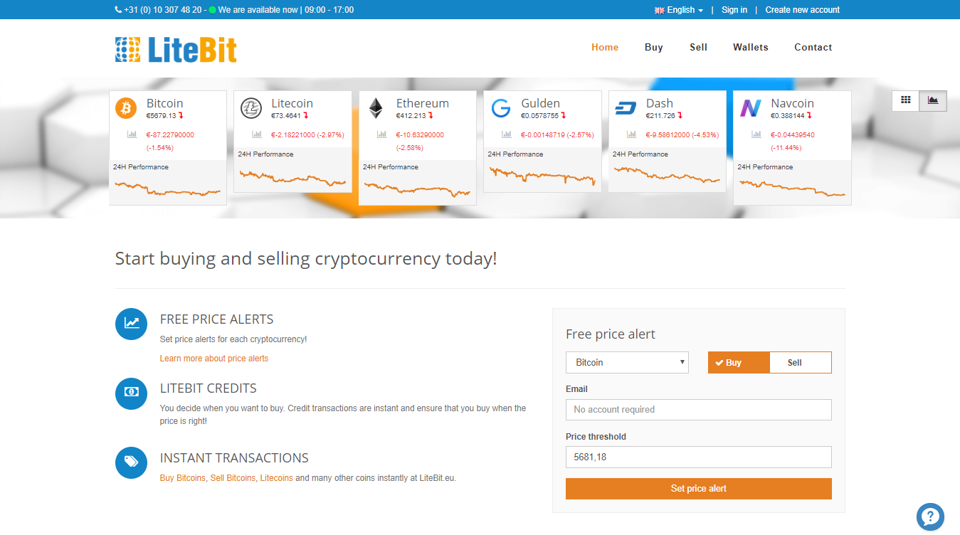 Kupowanie i sprzedawanie bitcoinów w LiteBit