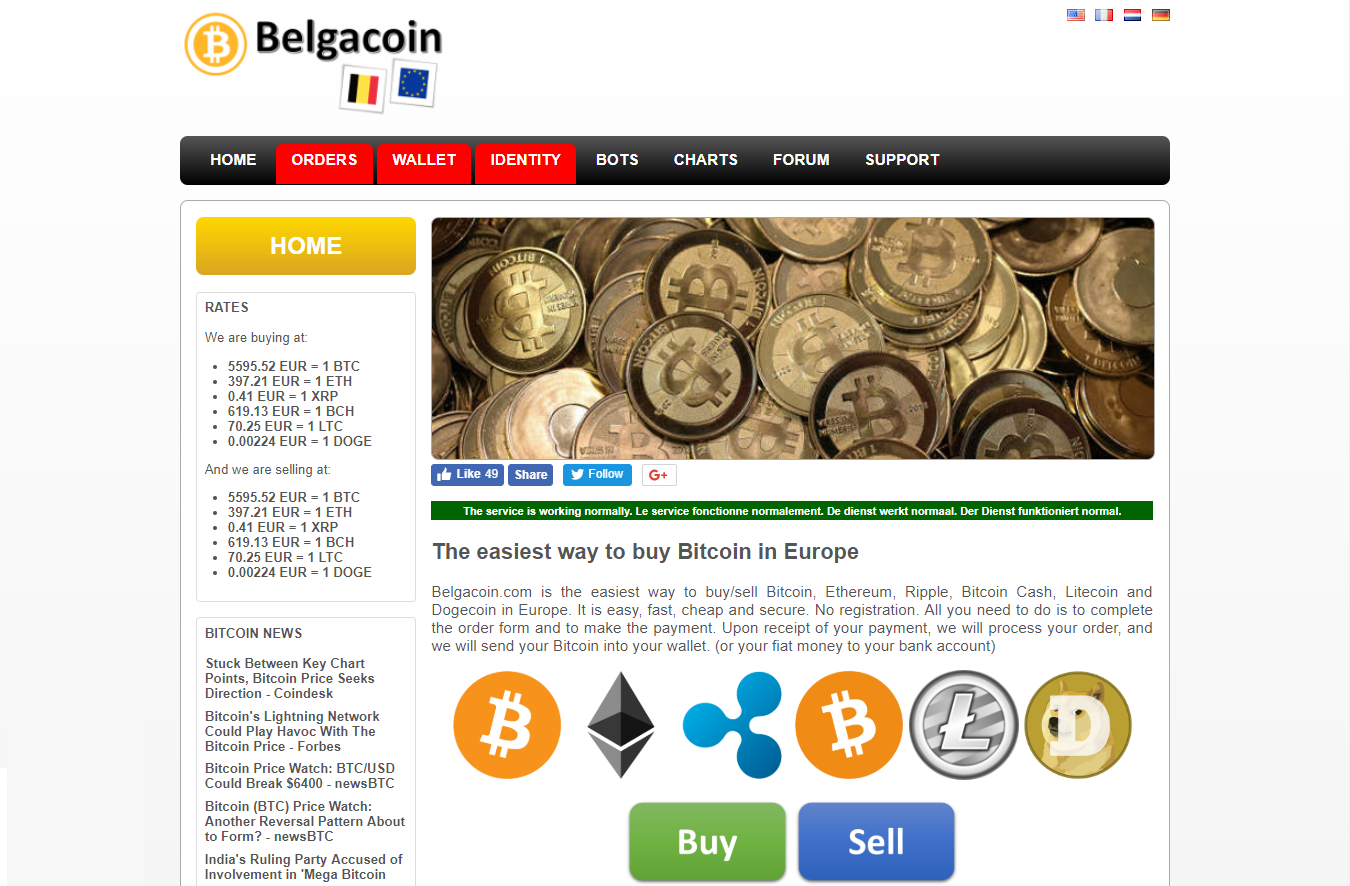 Belgacoin-platform