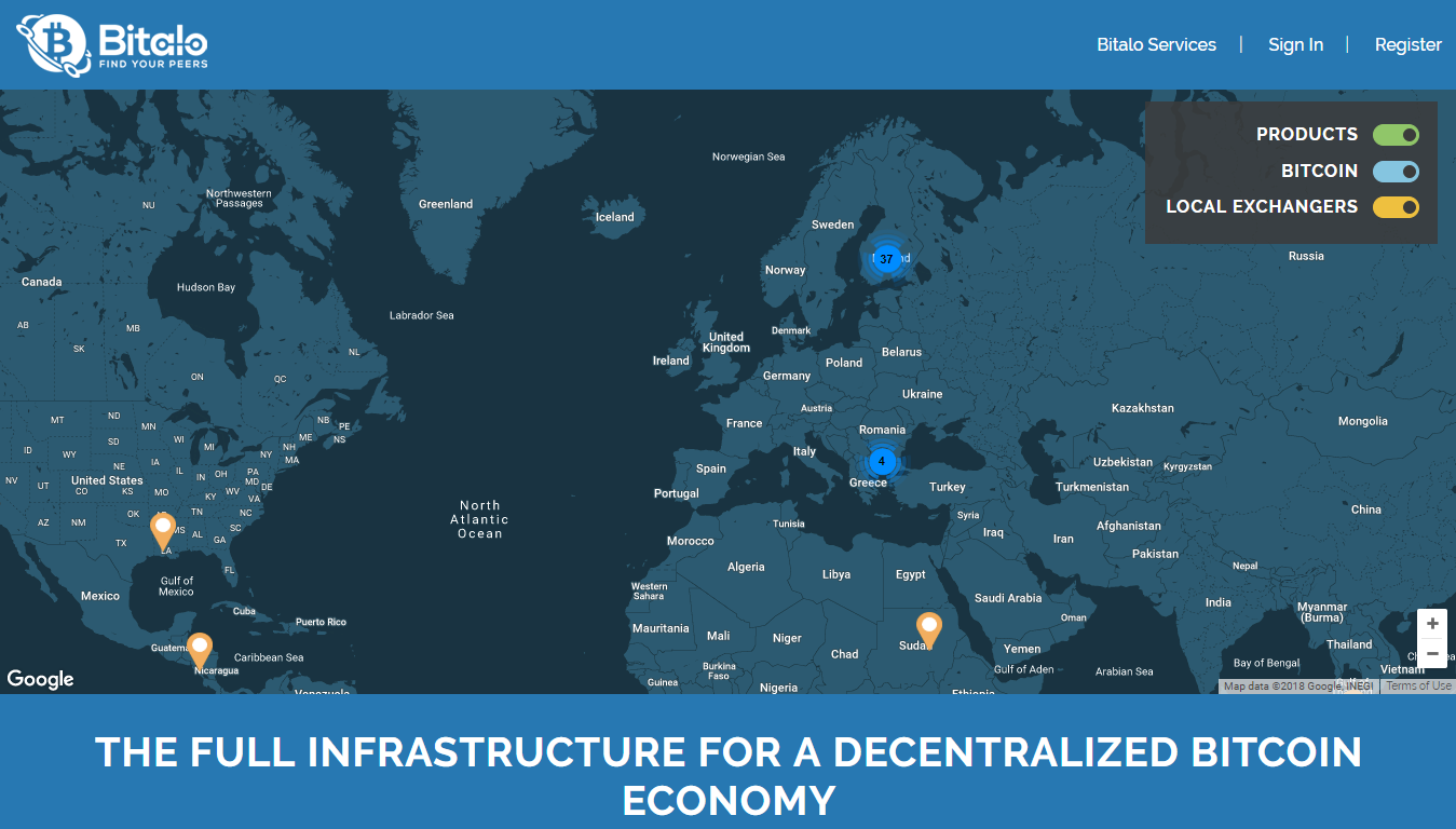 „Bitalo“ decentralizuoti mainai