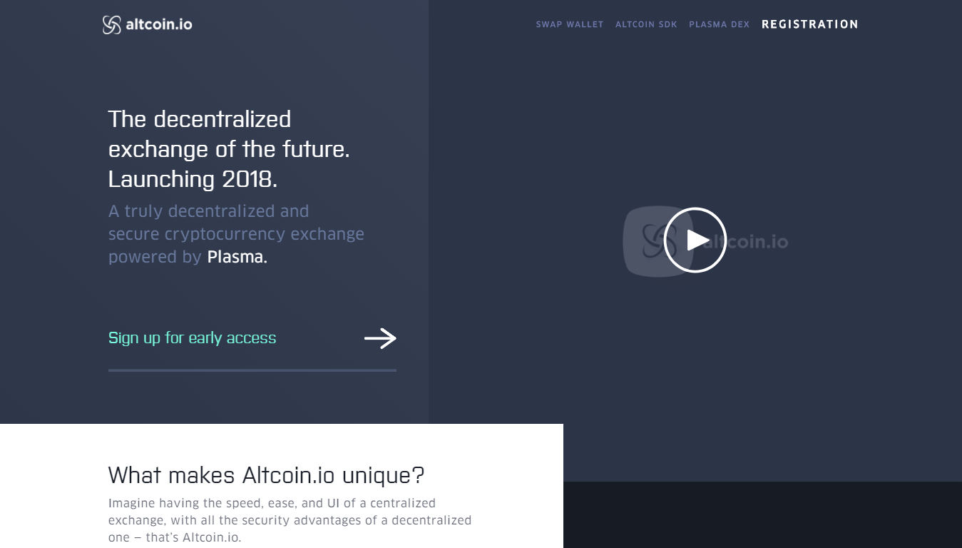 „Altcoin.io“ decentralizuota kriptovaliutos keitimas