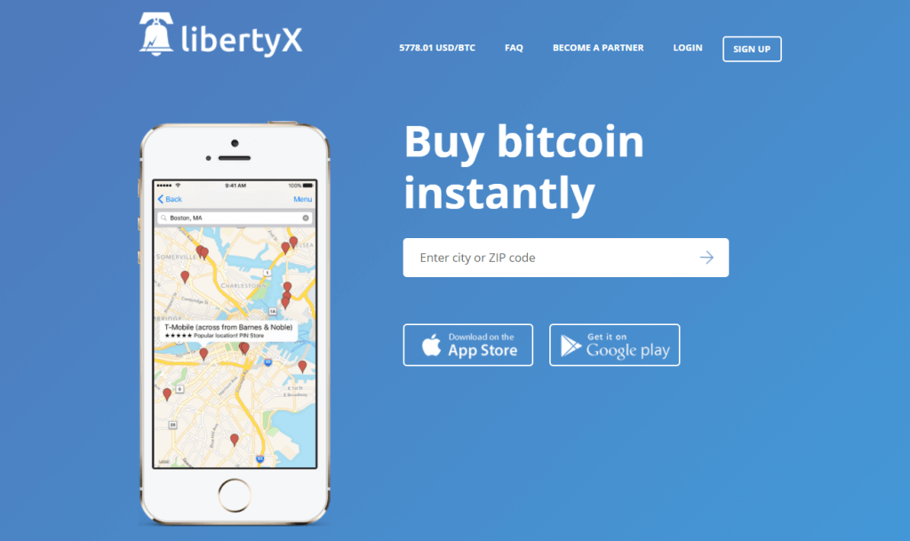 在LibertyX购买BTC