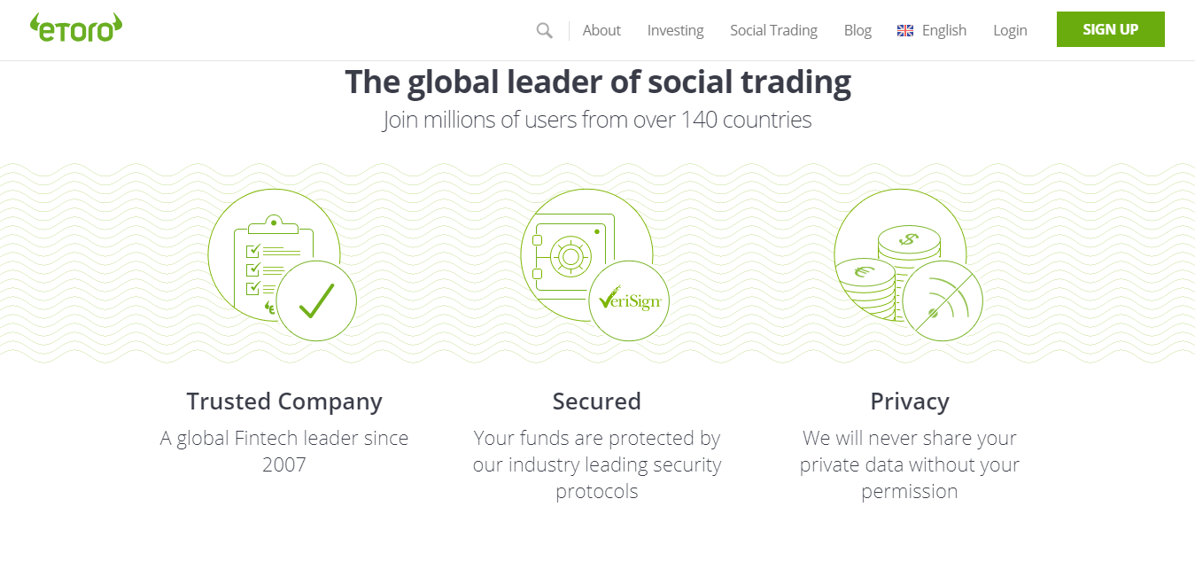 Compañía de confianza eToro