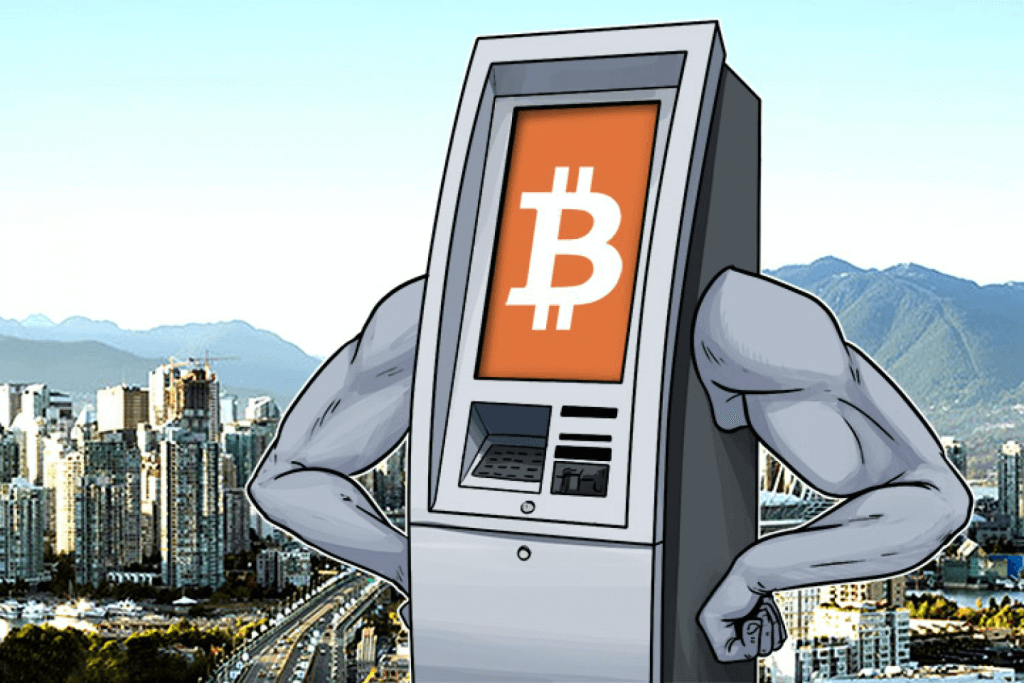 Ontvang bitcoins bij geldautomaten