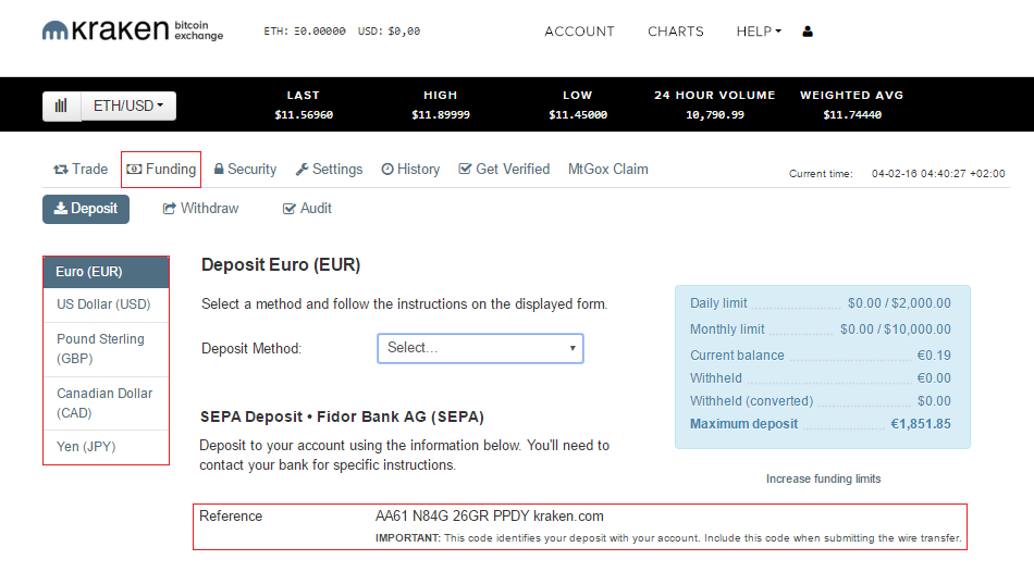 Financiamiento de Kraken