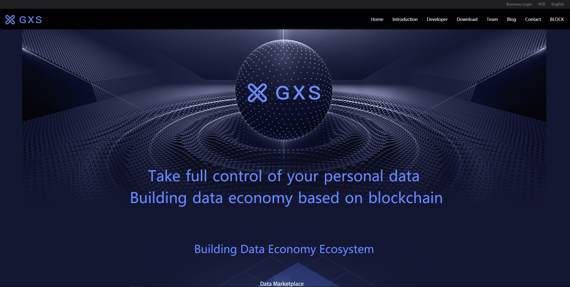 Site-ul web GXChain