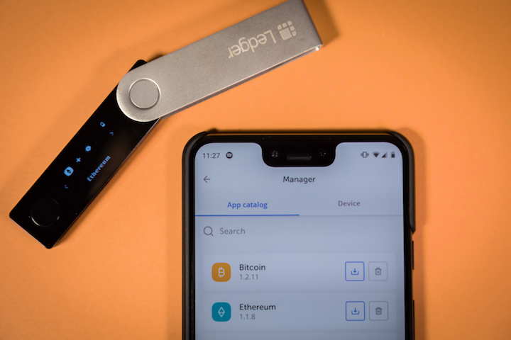 Ledger Live mobiele app