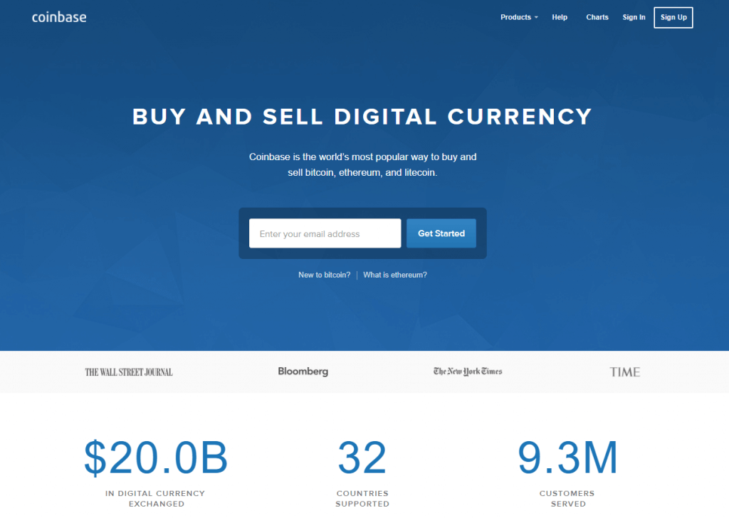 Wymień bitcoiny z Coinbase