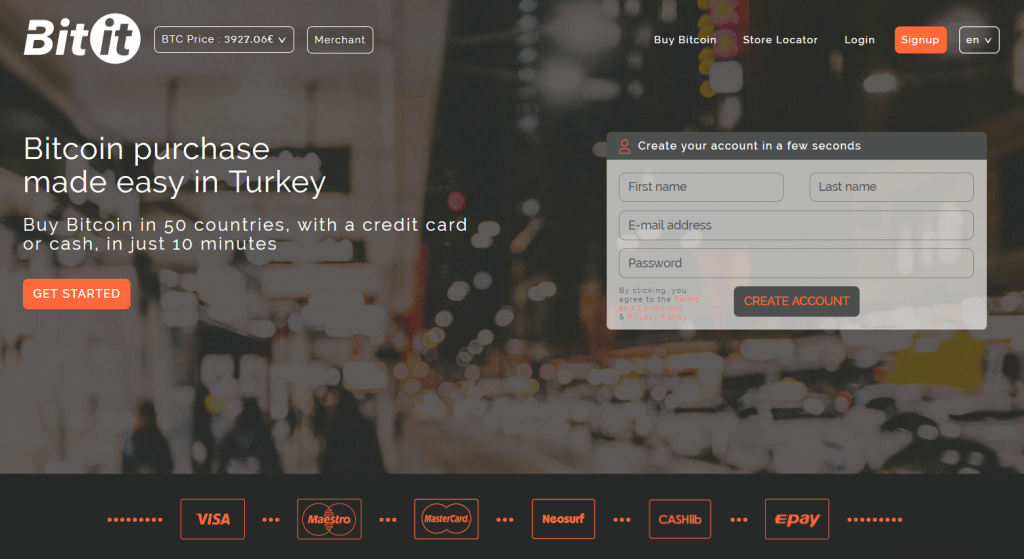 Köp bitcoin på Bitit
