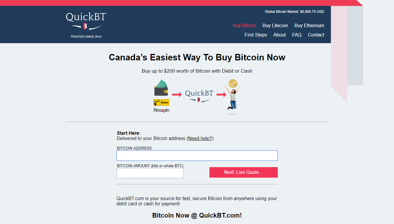 QuickBT bitcoin pazarı