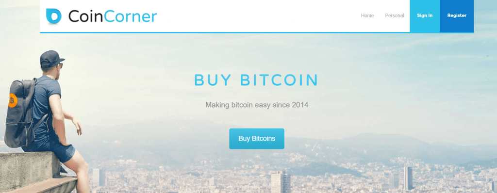 CoinCorner bitcoin utbyte