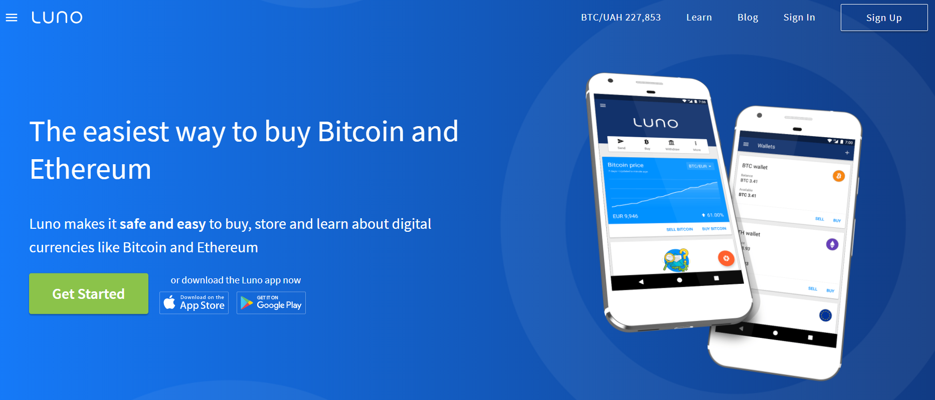 Luno bitcoin utbyte