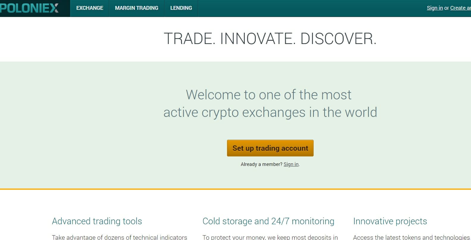 Poloniex BTC-utbyte