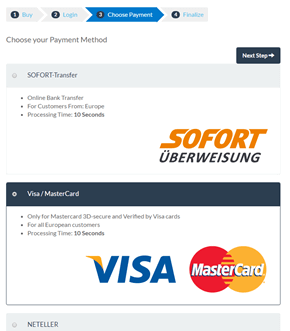 Geld toevoegen debet creditcard BitPanda