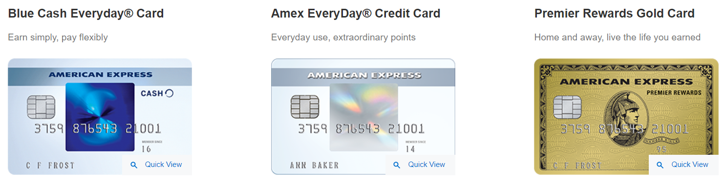 Karty kredytowe American Express