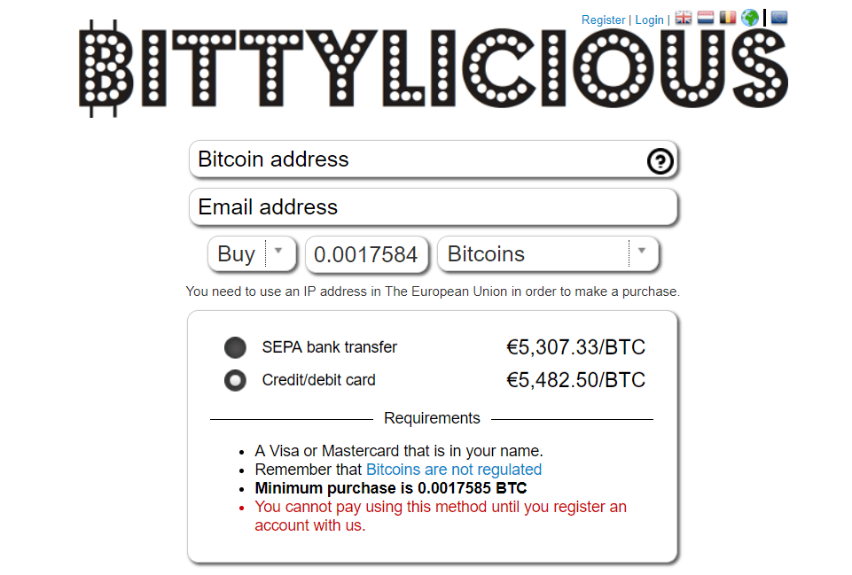 Bittylicious service