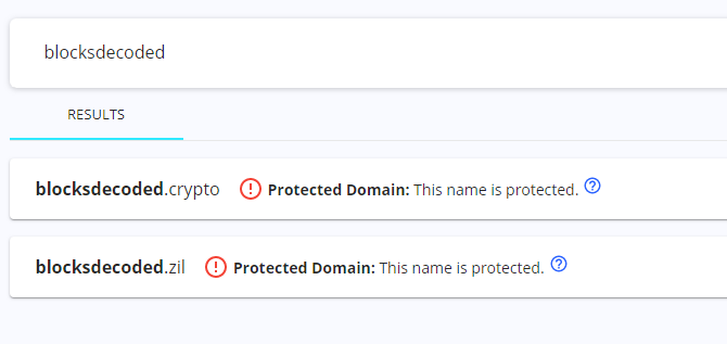 nesustabdomi domenai blokuoja iššifruotus apsaugotus domenus