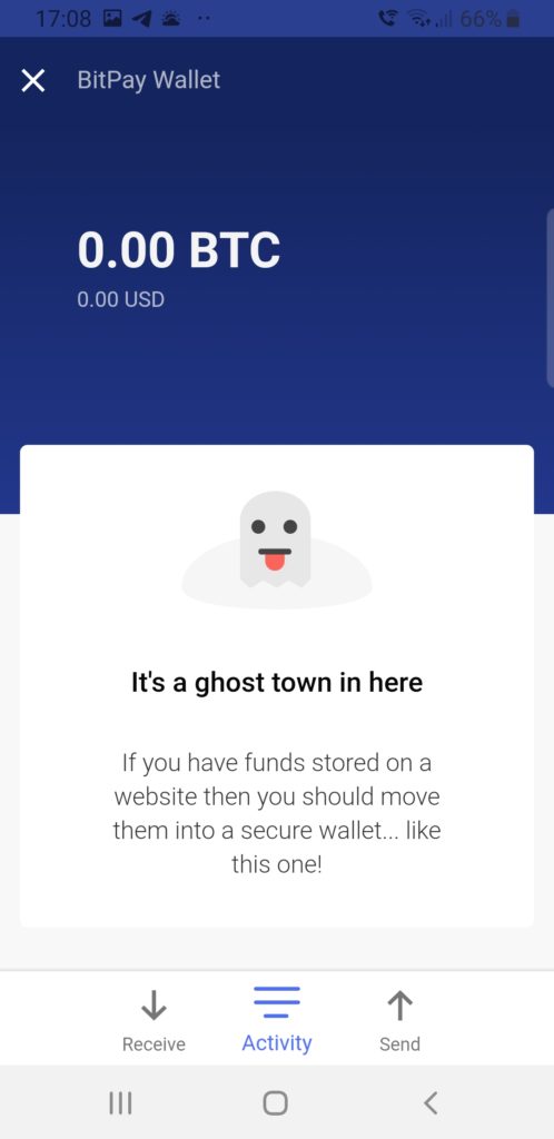 bitpay mobiel bitcoin-account