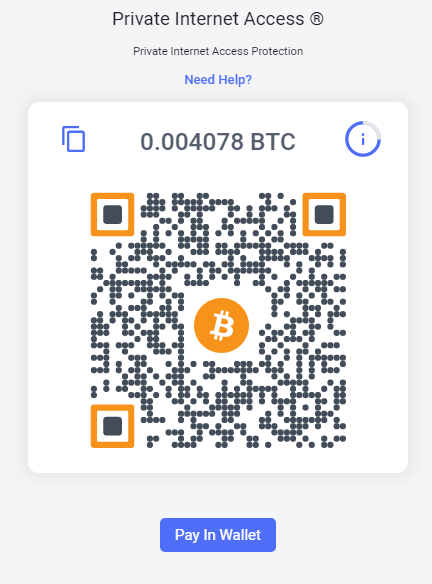 bitpay betaling qr-kode