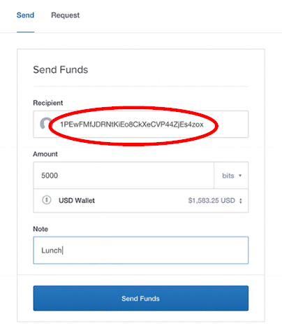 Coinbase Fon Gönderme Adresi