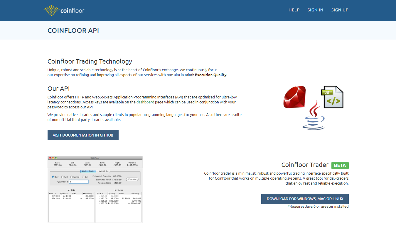 Coinfloor API