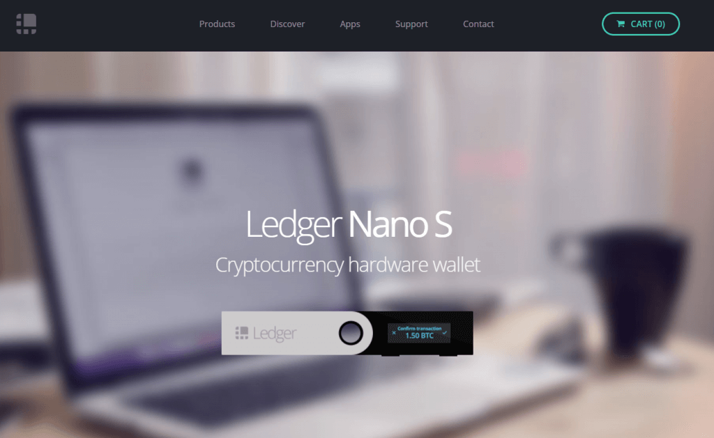 „Ledger Nano S“ piniginės apžvalga