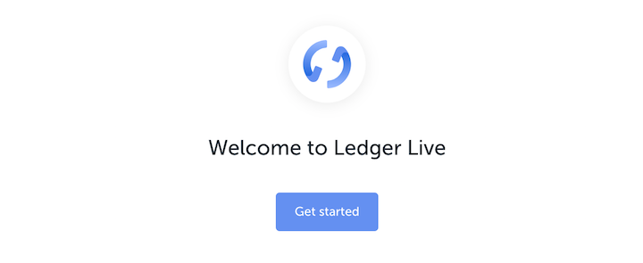 Ledger Live start