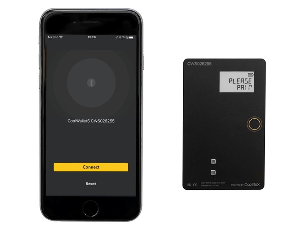 CoolWallet S'yi telefonla eşleştirin