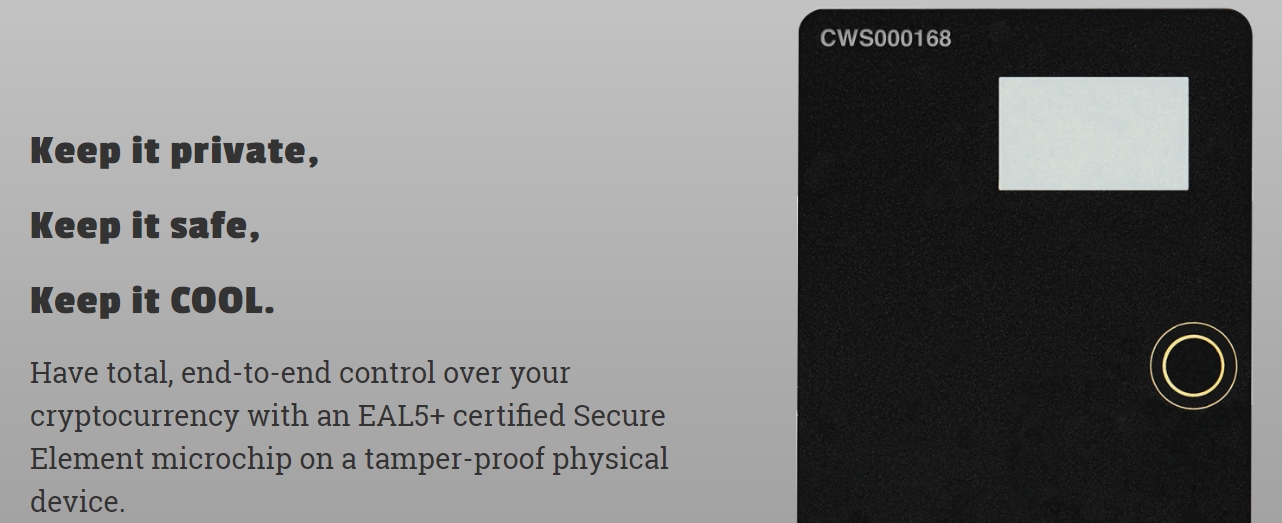 CoolWallet S güvenliği