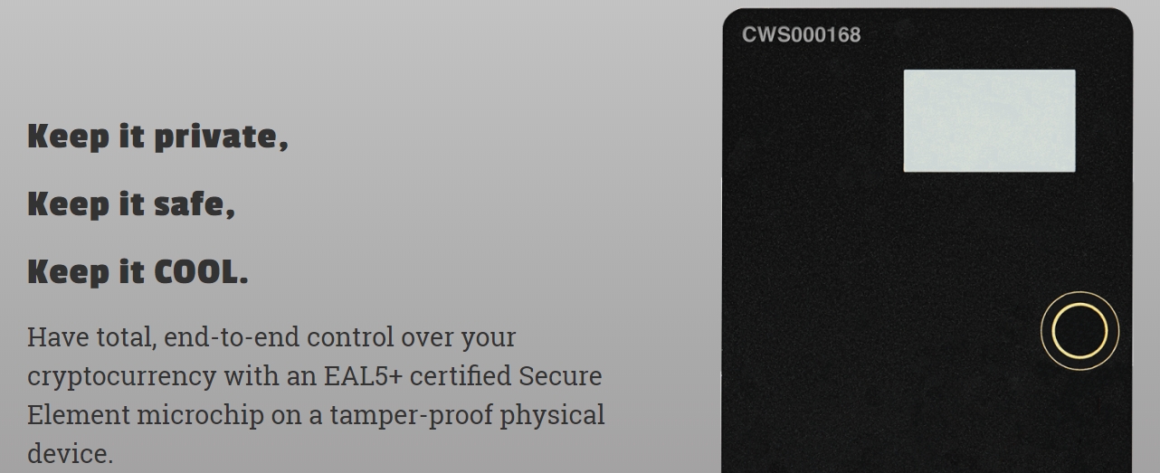 CoolWallet S säkerhet