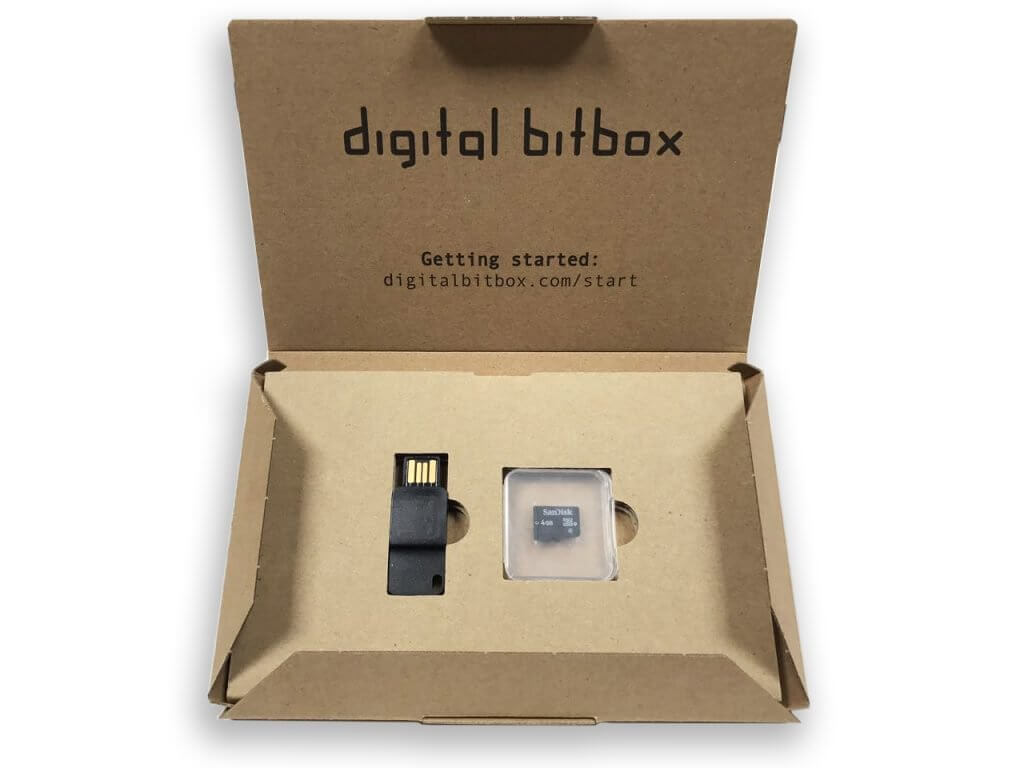 Digital Bitbox i lådan