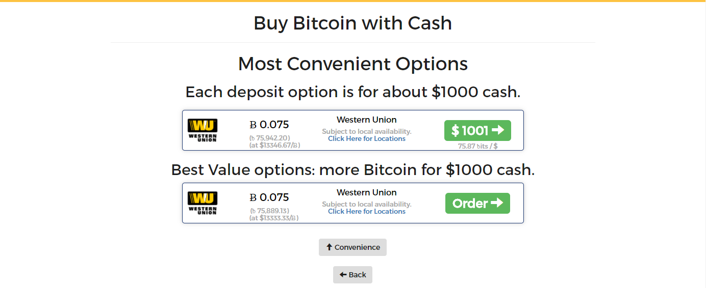 Compra BTC con Wall of Coins