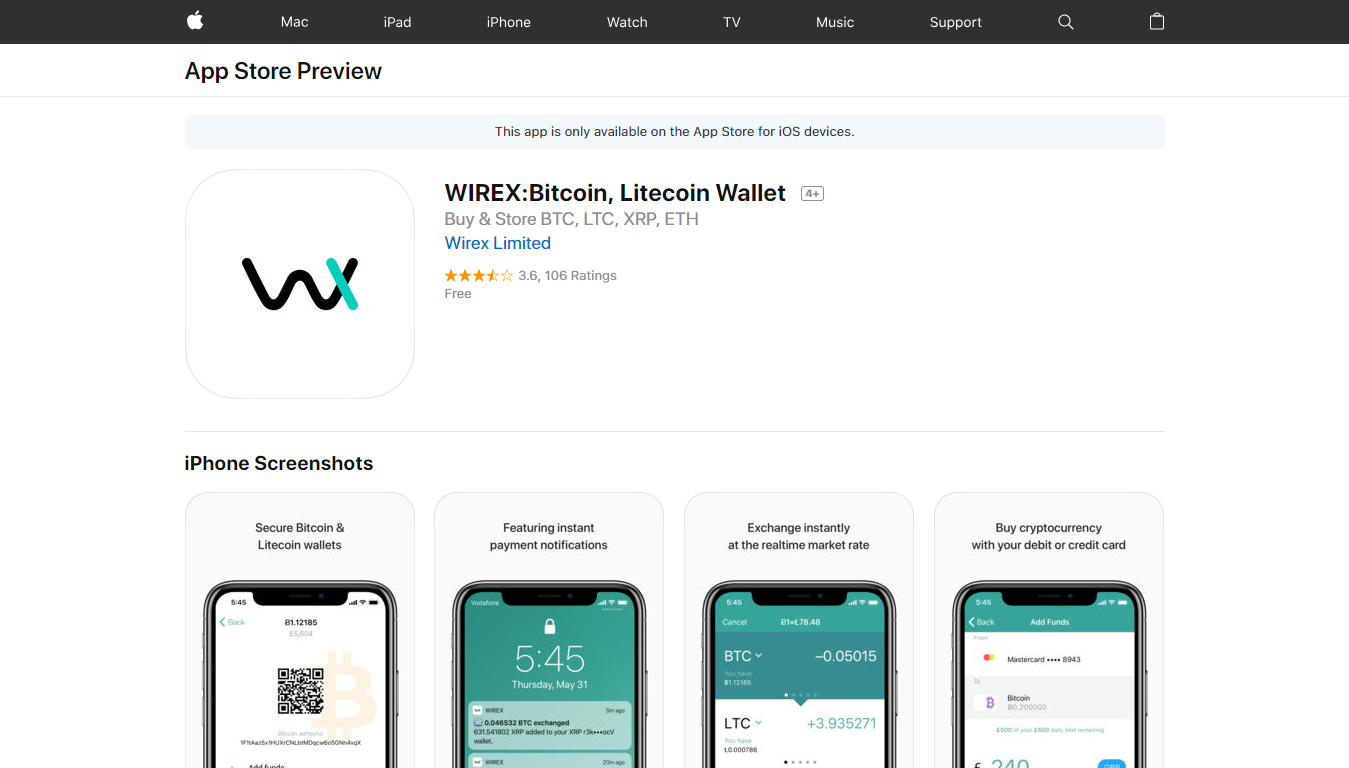 Wirex uygulaması