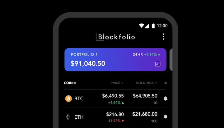 Aplikacja Blockfolio