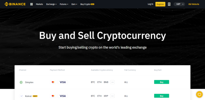 Binance Crypto Satın Al ekran görüntüsü