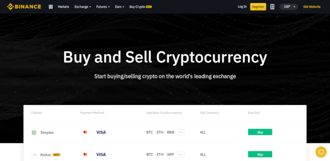 Binance Buy Crypto屏幕截图