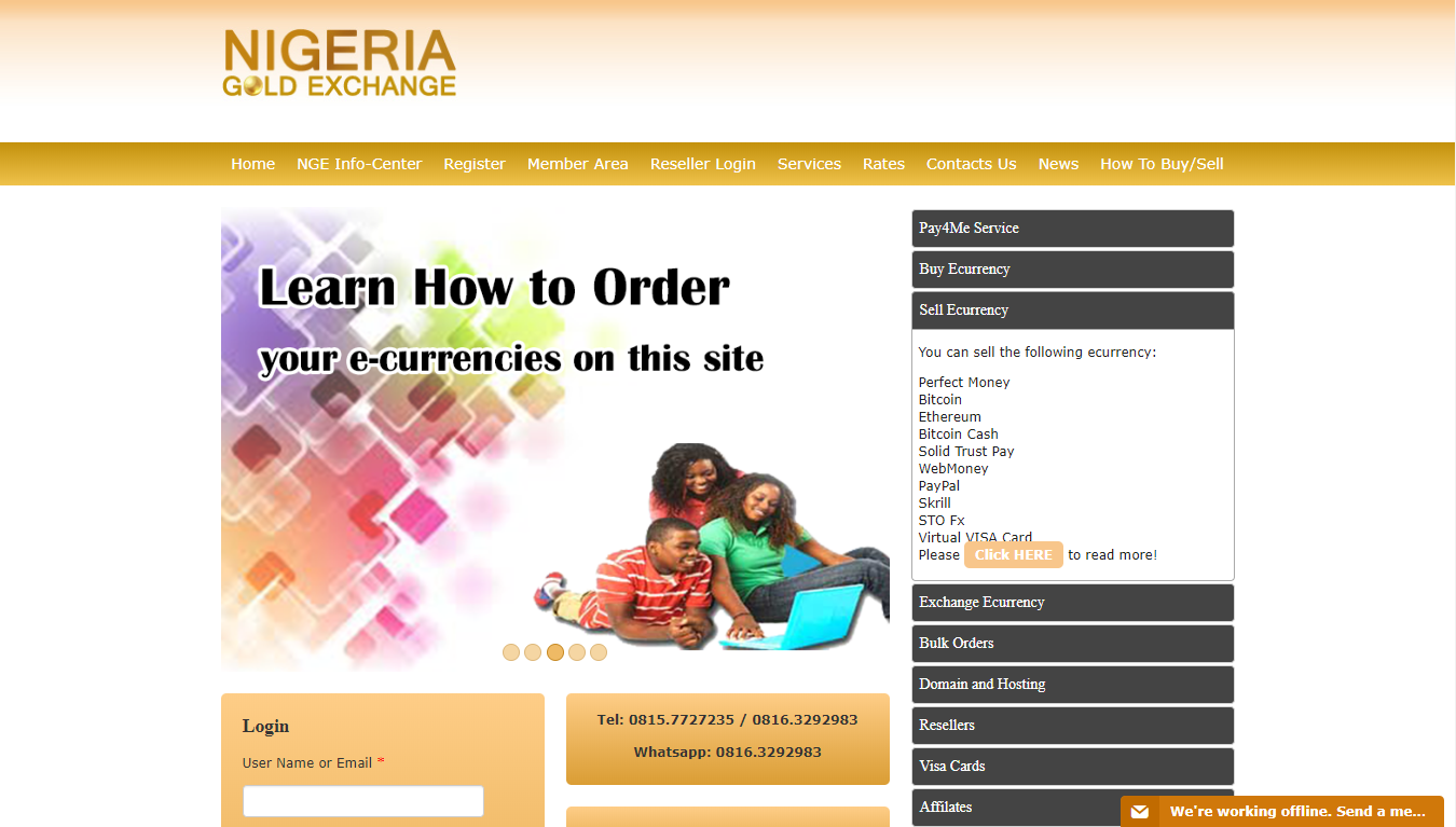 NigeriaGoldExchange-site