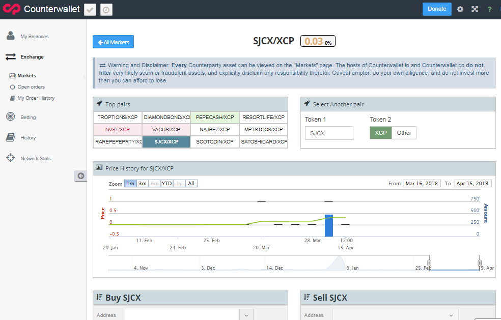 Motpart DEX