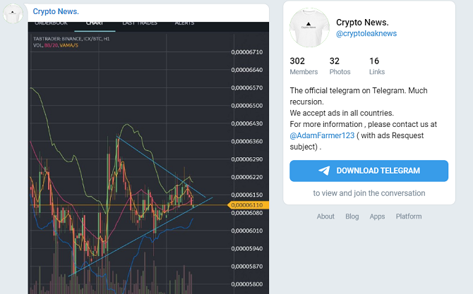 cripto telegrama