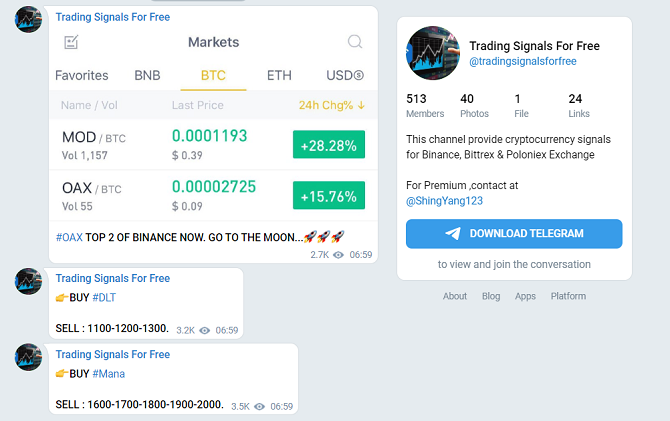 cripto telegrama