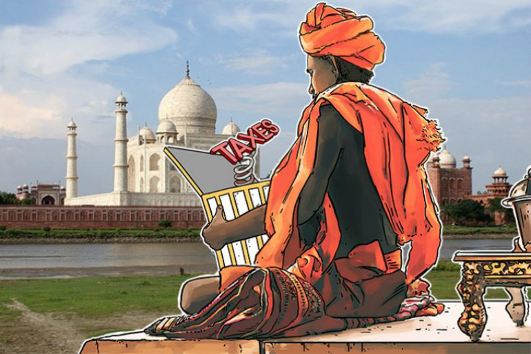 Skatt på bitcoins i India