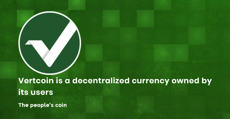 Vertcoin - moeda descentralizada de propriedade dos usuários